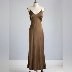 Chic Tan Maxi Dress